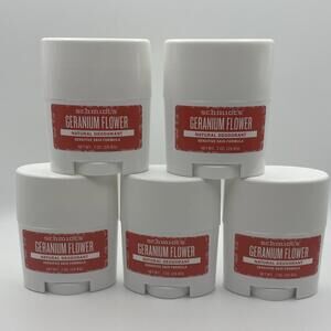 Schmidt's Natural Deodorant Geranium Flower .7 oz - Set Of 5